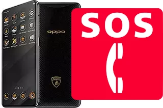 Chamadas de emergência no Oppo Find X Lamborghini