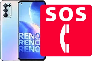 Chamadas de emergência no Oppo Reno5 4G