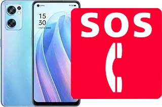 Chamadas de emergência no Oppo Reno7 SE 5G