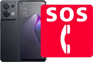 Chamadas de emergência no Oppo Reno8