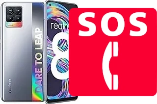 Chamadas de emergência no Realme 8