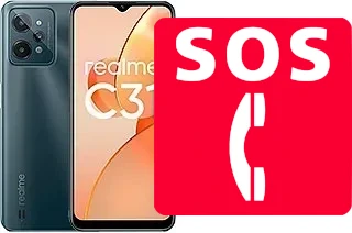 Chamadas de emergência no Realme C31