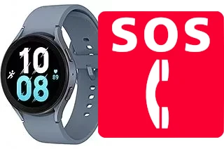 Chamadas de emergência no Samsung Galaxy Watch5