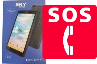 Chamadas de emergência no Sky-Devices Elite OctaX