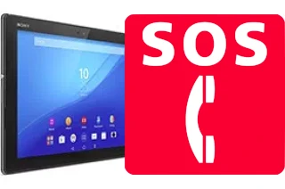 Chamadas de emergência no Sony Xperia Z4 Tablet LTE