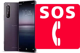 Chamadas de emergência no Sony Xperia 1 II