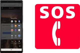 Chamadas de emergência no Sony Xperia 1