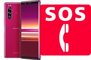 Chamadas de emergência no Sony Xperia 5