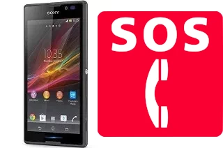 Chamadas de emergência no Sony Xperia C