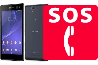 Chamadas de emergência no Sony Xperia C3 Dual