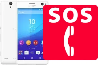 Chamadas de emergência no Sony Xperia C4 Dual