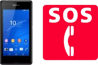 Chamadas de emergência no Sony Xperia E3 4G