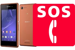 Chamadas de emergência no Sony Xperia E3 Dual