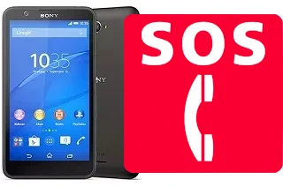 Chamadas de emergência no Sony Xperia E4 Dual