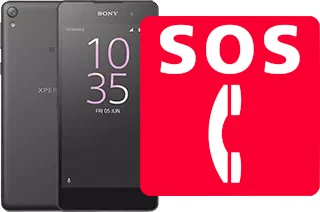 Chamadas de emergência no Sony Xperia E5