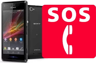 Chamadas de emergência no Sony Xperia M