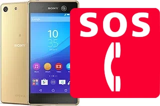 Chamadas de emergência no Sony Xperia M5 Dual