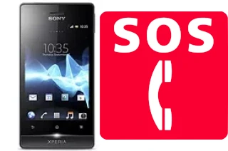 Chamadas de emergência no Sony Xperia miro