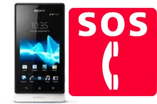 Chamadas de emergência no Sony Xperia sola