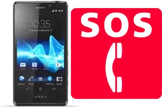 Chamadas de emergência no Sony Xperia T