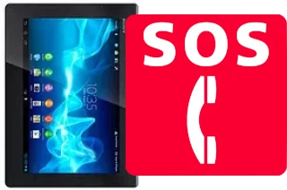 Chamadas de emergência no Sony Xperia Tablet S