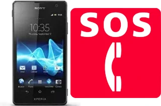 Chamadas de emergência no Sony Xperia TX