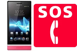 Chamadas de emergência no Sony Xperia U