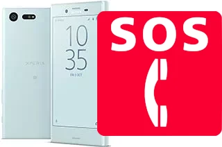 Chamadas de emergência no Sony Xperia X Compact