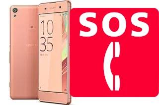 Chamadas de emergência no Sony Xperia XA