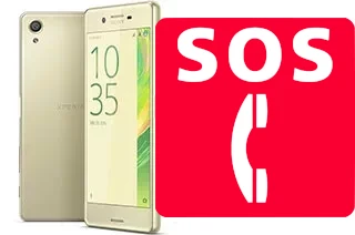 Chamadas de emergência no Sony Xperia X