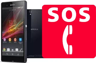 Chamadas de emergência no Sony Xperia Z