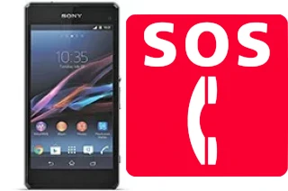 Chamadas de emergência no Sony Xperia Z1 Compact