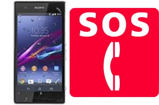 Chamadas de emergência no Sony Xperia Z1s