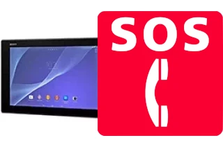 Chamadas de emergência no Sony Xperia Z2 Tablet Wi-Fi