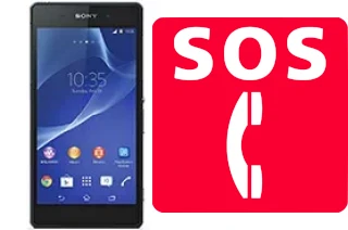 Chamadas de emergência no Sony Xperia Z2a