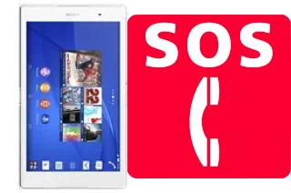 Chamadas de emergência no Sony Xperia Z3 Tablet Compact