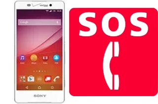 Chamadas de emergência no Sony Xperia Z4v