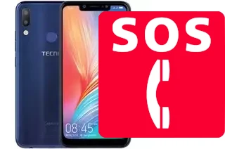 Chamadas de emergência no Tecno Camon i2