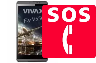 Chamadas de emergência no Vivax Fly V550