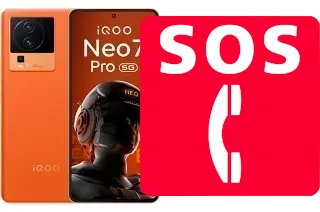 Chamadas de emergência no vivo iQOO Neo 7 Pro