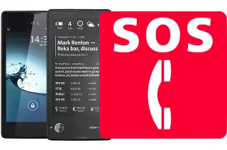 Chamadas de emergência no Yota YotaPhone