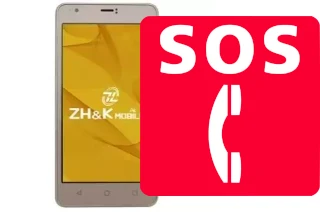 Chamadas de emergência no ZH-K Mobile Spark 3