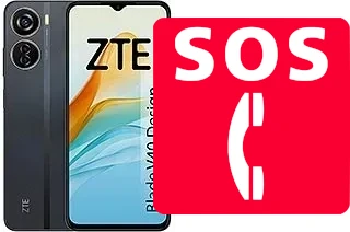 Chamadas de emergência no ZTE Blade V40 Design