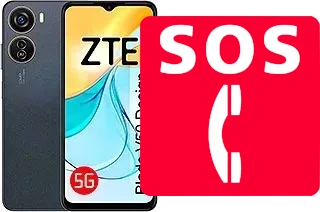 Chamadas de emergência no ZTE Blade V50 Design