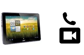 Faça chamadas de vídeo com um Acer Iconia Tab A701