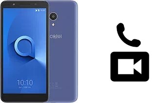 Faça chamadas de vídeo com um alcatel 1x