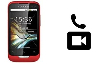 Faça chamadas de vídeo com um alcatel OT-985