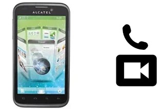 Faça chamadas de vídeo com um alcatel OT-995