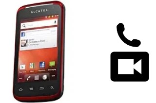 Faça chamadas de vídeo com um alcatel OT-983