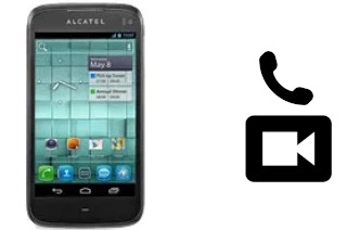 Faça chamadas de vídeo com um alcatel OT-997D